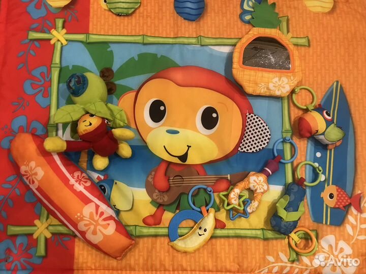 Развивающий музыкальный коврик infantino остров (С