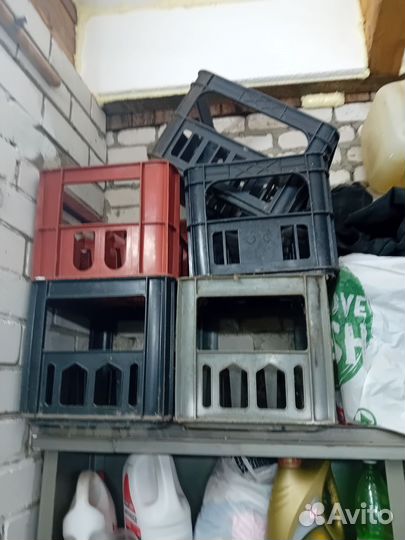 Пластиковые ящики для бутылок