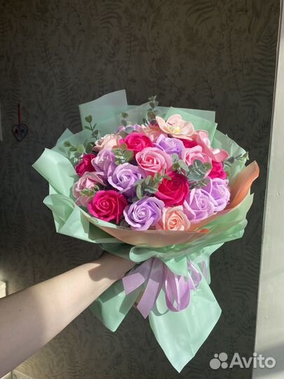 Мыльные композиции и букеты (цветы из мыла )