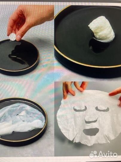 Маска тканевая прессованная в таблетках miniso