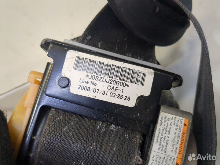 Ремень безопасности правый передний Honda Accord 8