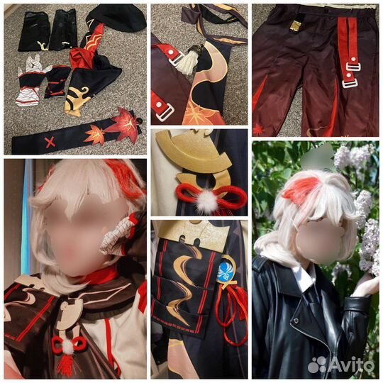 Косплей казуха геншин