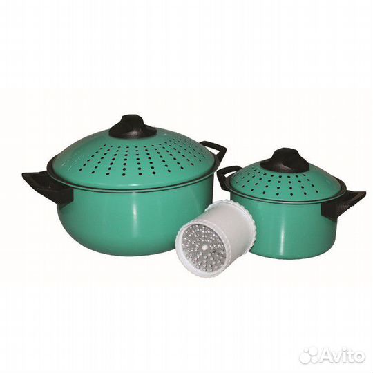 Набор кастрюль для макарон Bekker опт/ роз