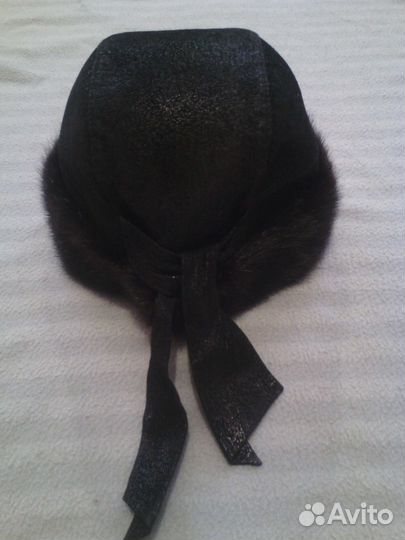 Шапка новая (норка+замша)
