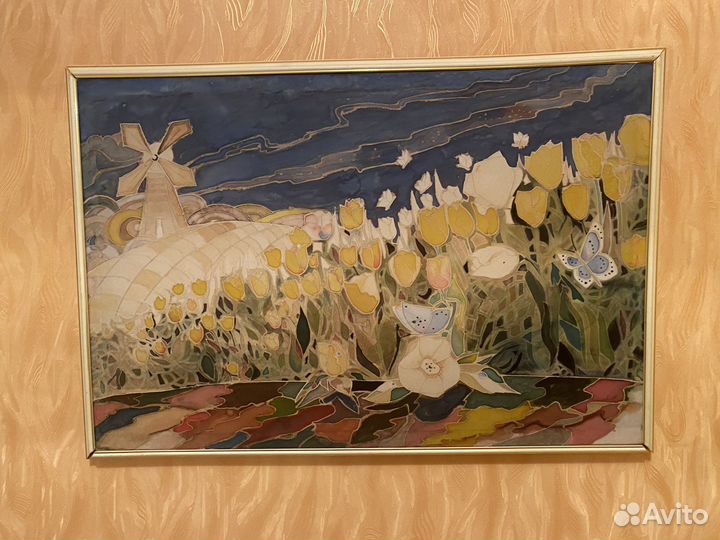 Картина на ткани Батик