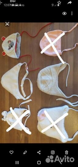 Шапки kеrry, reima 0-6 мес