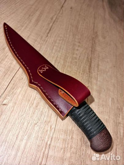 Ножны для ножа из натуральной кожи