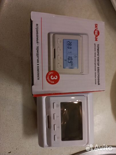 Терморегулятор для теплого пола Skybeam M6E новый