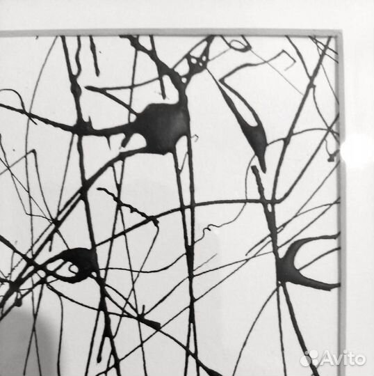 Акрил на бумаге (абстракция, живопись)