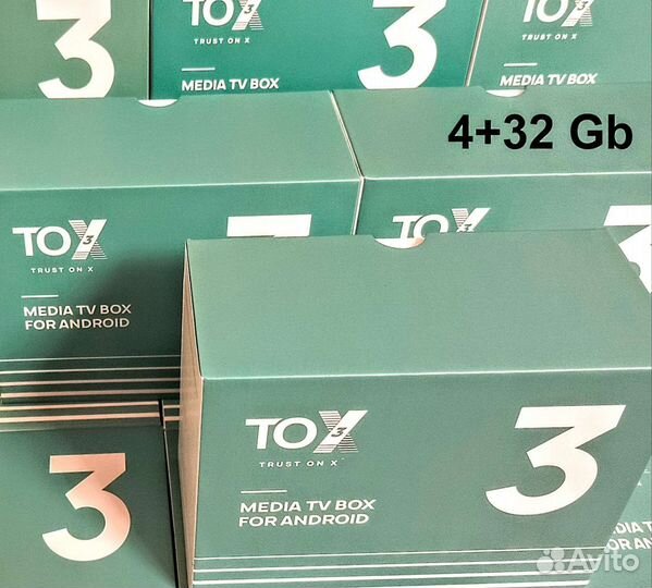 Android TV приставка Ugoos Tox 3 4/32, 2/16 Новая