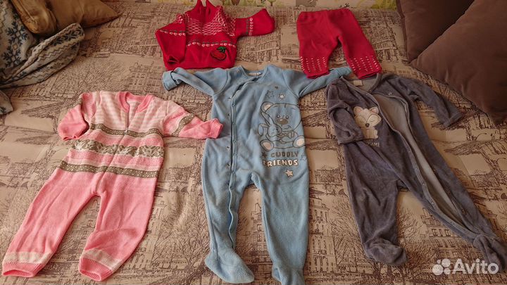 Пакет детской одежды от 3- 6 мес