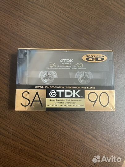 Аудиокассета TDK SA-90