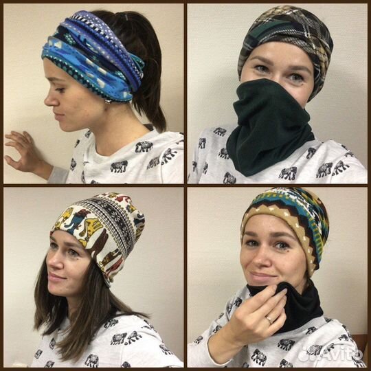 Балаклава снуд Бафф повязка на шею и голову