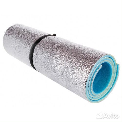 Коврик туристический 10мм с алюм. слоем 180*60