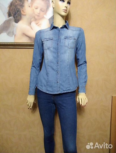 Джинсовая рубашка