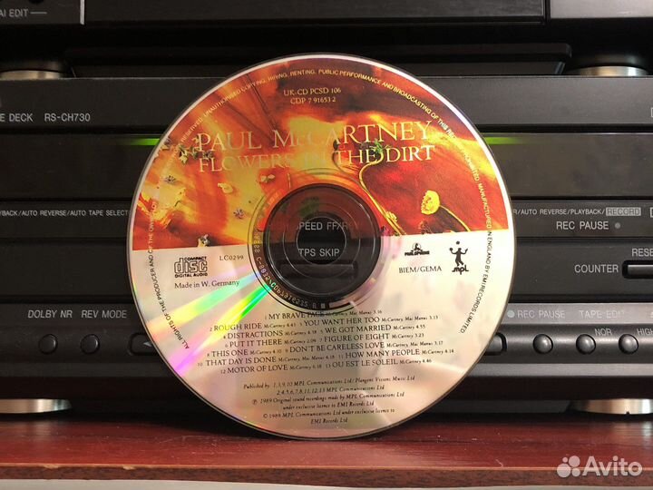 CD Paul McCartney – Flowers In The Dirt