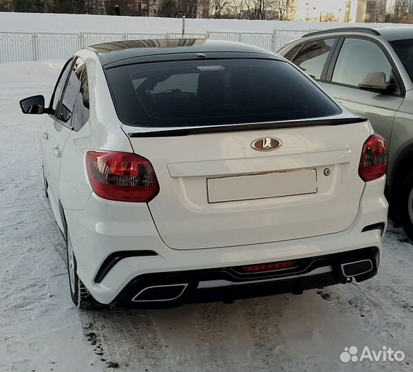 Задний тюнинг бампер для гранта лифтбек