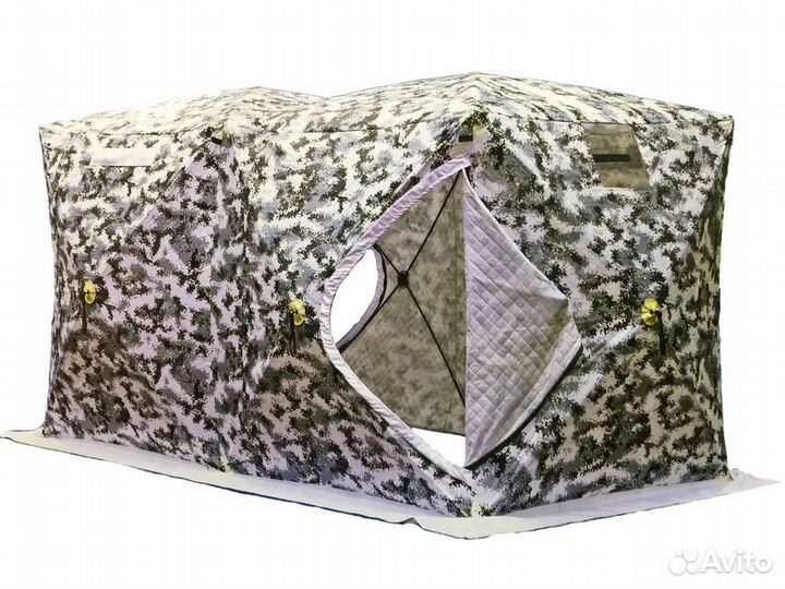 Зимняя палатка куб 2х комнатный утеплённый