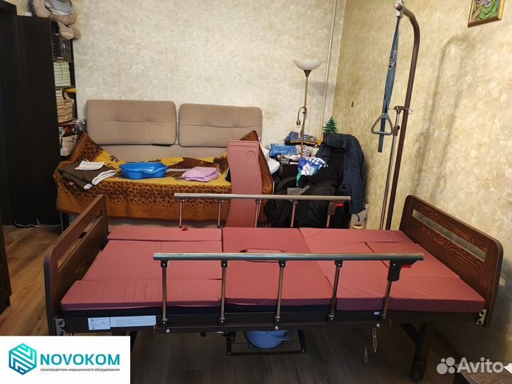 Медицинская кровать с туалетным устройством