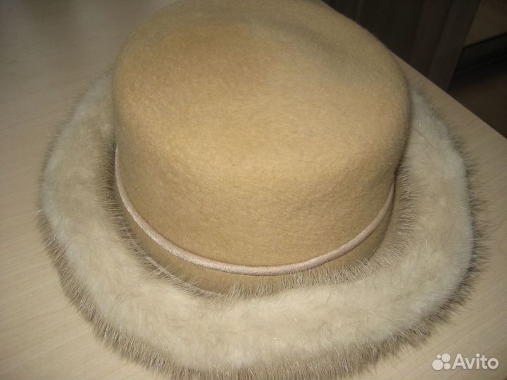 Шляпа норковая от дизайнера