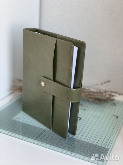 Ежедневник на кольцах из итальянской экокожи