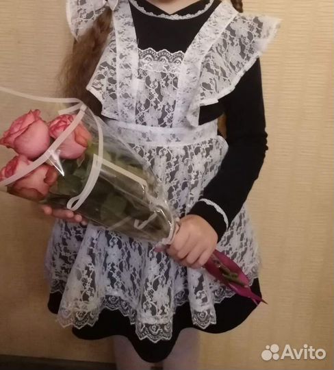 Школьный фартук и платье