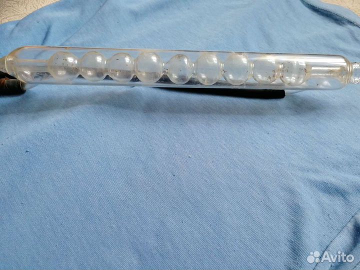 Дистиллятор стеклянный, змеевик, 9 шариков