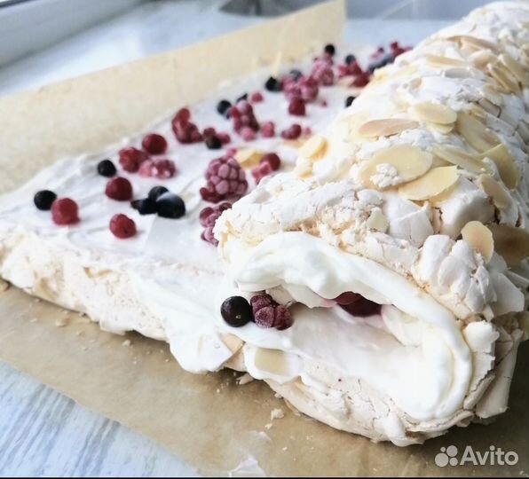 Меренговый рулет на заказ Саратов