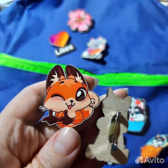 Деревянные значки