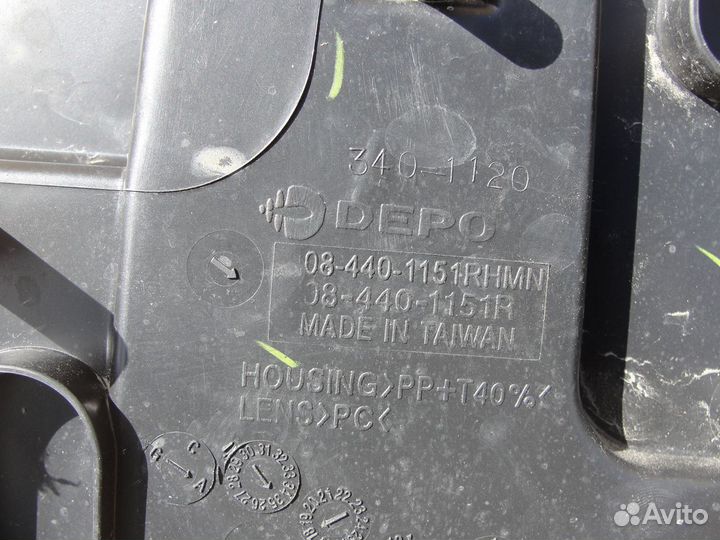 Фара правая тайвань mercedes w164 рест