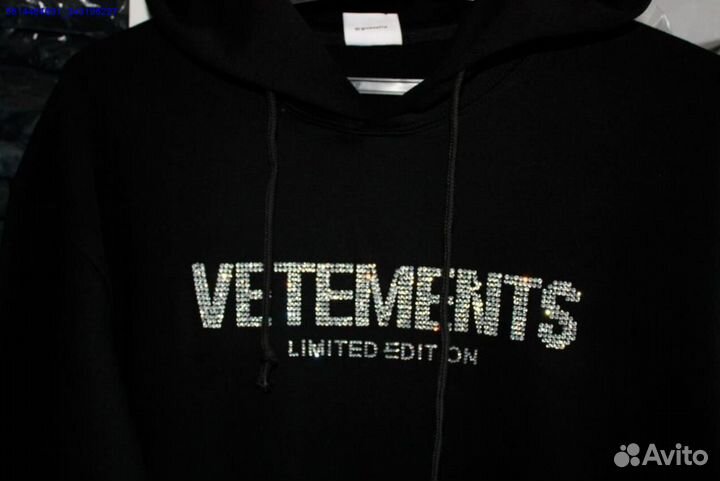 Vetements худи со стразами (Арт.28372)