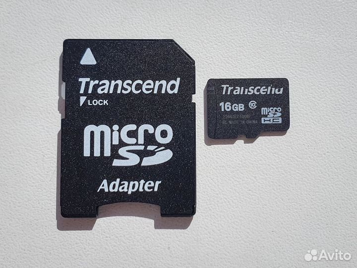 Карта памяти MicroSD 16 гб