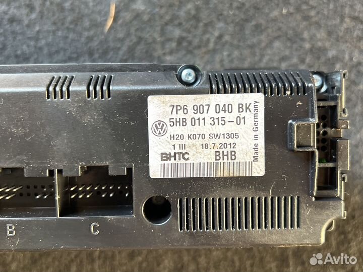 Блок управления климатом touareg nf