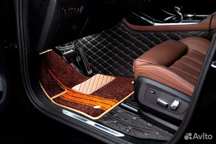 3D Коврики Lexus Салон Багажник из Экокожи