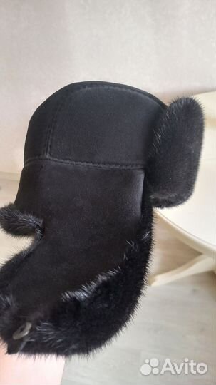 Меховая мужская норкавая ушанка
