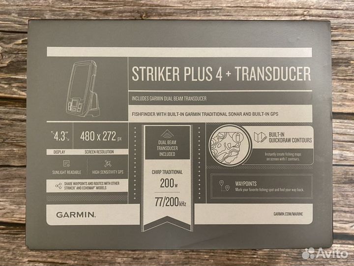 Эхолот Garmin striker plus 4 Новый