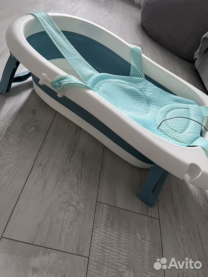 Ванночка для купания складная с термометром