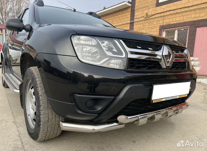 Renault Duster 2017 Защита переднего бампера (G)