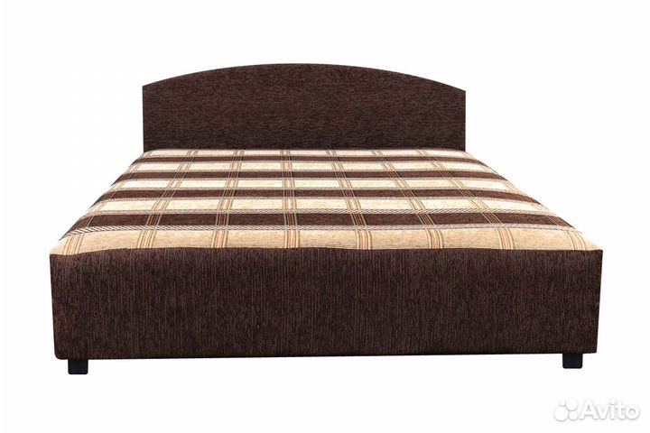 Кровать без ящика (коричневый мегабосс). В наличии