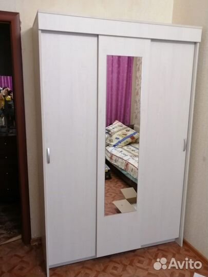 Шкаф-купе Анкор светлый 1,3м