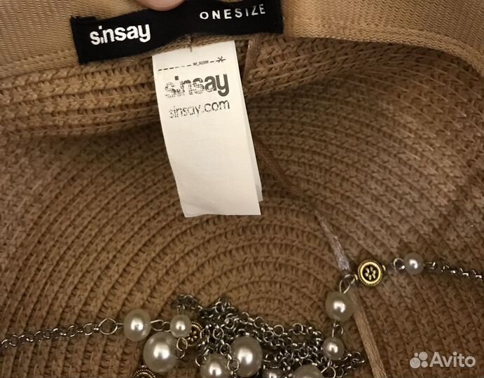 Пляжная шляпа с бусами (Sinsey)