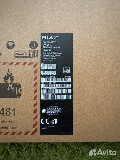 Ноутбук asus Vivobook 16 M1605YA-MB364 16/512gb