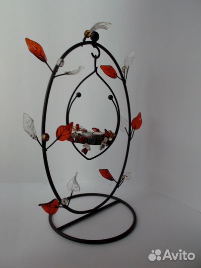 Подсвечник металлический на 1 свечу