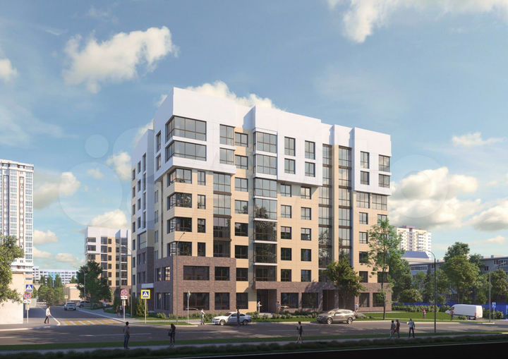 1-к. квартира, 48,8 м², 7/8 эт.