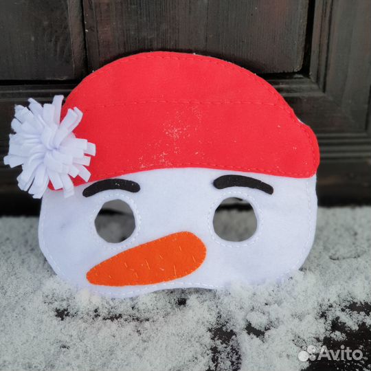 Новогодние маски животных, карнавальные маски