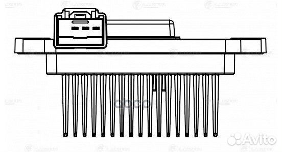 LFR 2541 luzar Резистор э/вент. отоп. Mazda 3