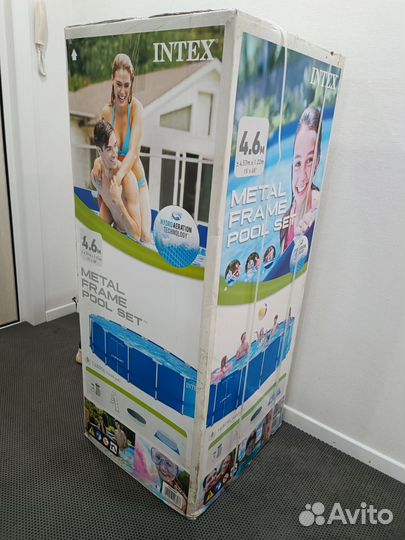 Каркасный бассейн intex 457х122 см