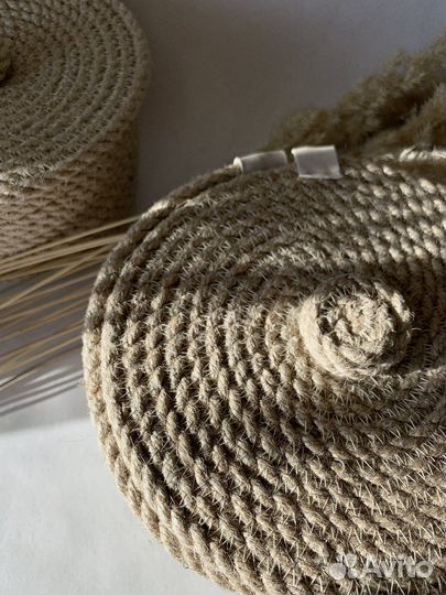 Корзина из джута