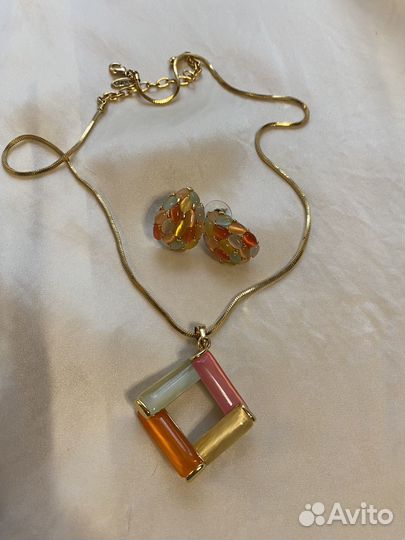 Колье с серьгами