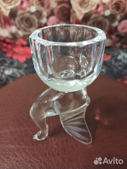 Рюмки перевертыши хрустальные